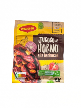 SOBRES MAGGI JUGOSO AL HORNO BARBACOA