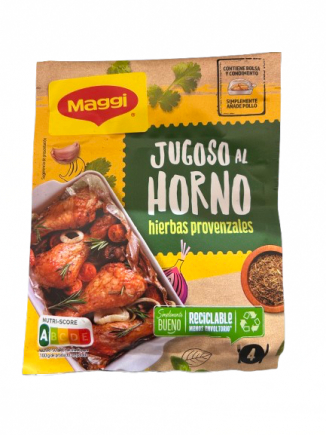 SOBRES MAGGI JUGOSO AL HORNO HIERBAS PROVENZALES