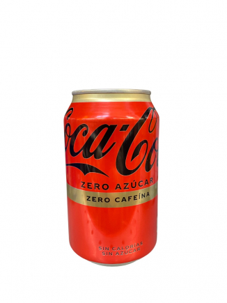 COCA COLA LATA 33CL.ZERO SIN CAFEINA