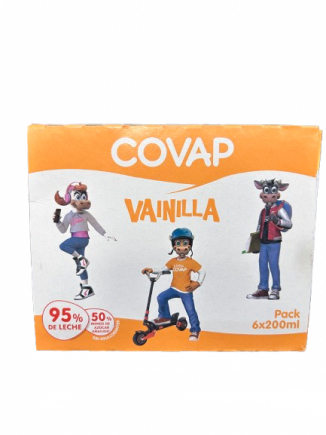 COVAP BATIDO VAINILL.PACK-(6X200ML)