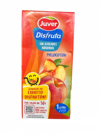 ZUMO DISFRUTA MELOCOTON 1L JUVER