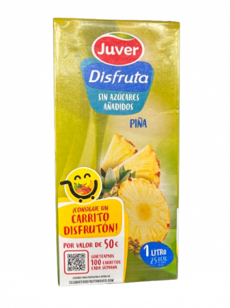 ZUMO DISFRUTA PIÑA 1L SIN AZUCAR