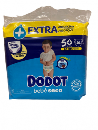 PAÑALES DODOT TALLA 5 56 PAÑALES
