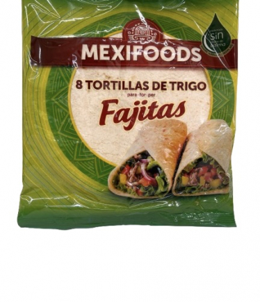 TORTILLAS DE FAJITAS MEXIFOODS