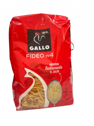 PASTA FIDEO N4 GALLO