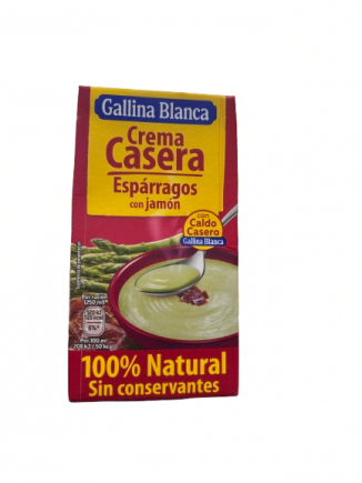 GALLINA BLANCA CREMA ESPARRAG/JAMON 500ML