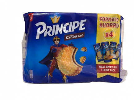 GALLETA LU PRINCIPE CHOCOLATE P4 300GRS.