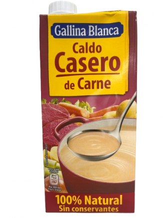 GALLINA BLANCA CALDO CASERO CARNE DE 1L