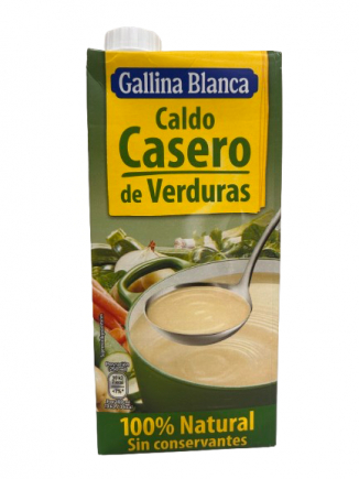 GALLINA BLANCA CALDO CASERO DE VERDURAS BRIK 1L.