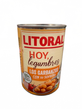GARBANZOS EN SU SOFRITO LITORAL