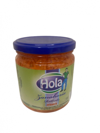 HOLA ZANAHORIA RALLADA TARRO CRISTAL 210GR.
