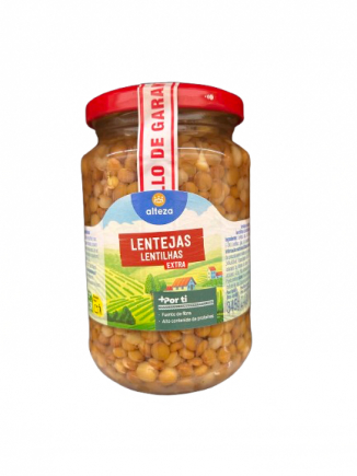 LENTEJAS ALTEZA COCIDAS 370ML. TARRO