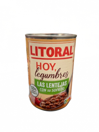 LENTEJAS EN SU SOFRITO LITORAL