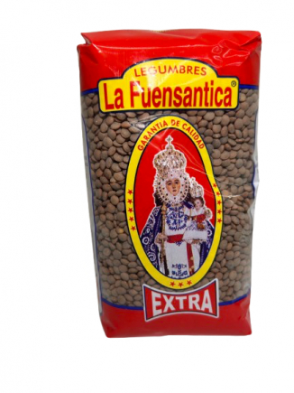 LENTEJAS FUENSANTICA PARDINA 500GRS