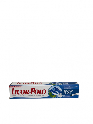 PASTA DE DIENTES LICOR POLO BLANCO POLAR 75ML.