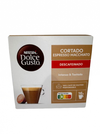 NESCAFE DOLCE GUSTO CORTADO DESCAFEINADO 16CAP
