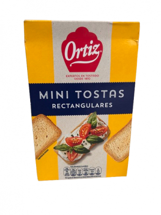 ORTIZ MINI TOSTAS CUADRADAS 100G.