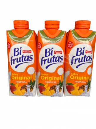 ZUMO PASCUAL BIFRUTAS 3x330ML.TROPICAL BRICK