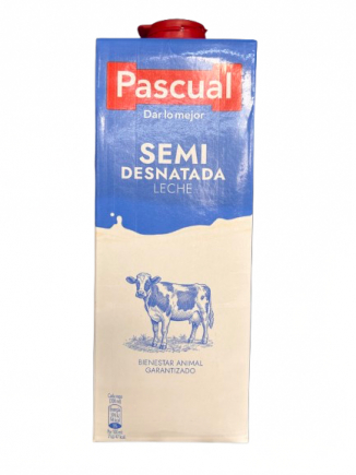 LECHE PASCUAL SEMI 1L