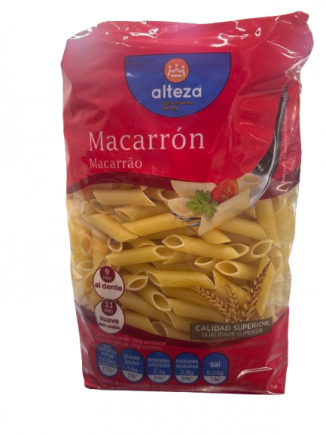 PASTA ALTEZA MACARRON 500GRS PLUMAS