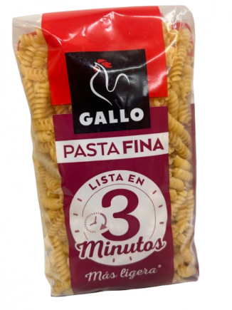 PASTA FINA GALLO 3 MIN HELICES