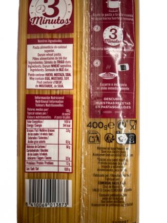 PASTA GALLO 3 MIN SPAGHETTI