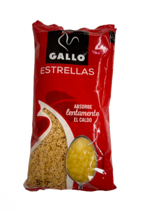 PASTA GALLO ESTRELLAS 250GR