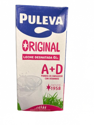 PULEVA LECHE DESNATADA 1L