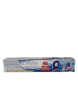 QUICK HOME BOLSAS CONGELADOS 40 UDS