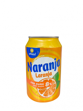 REFRESCO ALTEZA NARANJA LATA 33 CL.