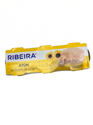 RIBEIRA ATÚN GIRASOL PACK 3x70