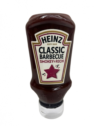 SALSA HEINZ BARBACOA BOCA ABAJO 220ML.