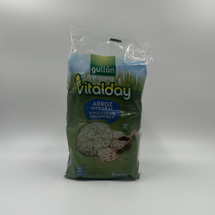 VITALDAY ARROZ INTEGRAL 4U TORTITAS