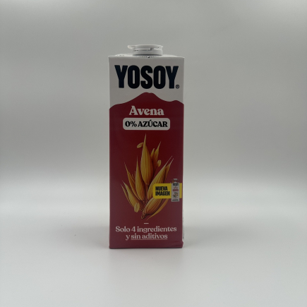 BEBIDA YO SOY AVENA 0 AZUCAR 1L