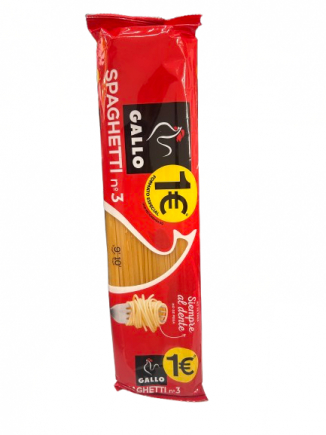 PASTA GALLO SPAGUETTI N3 400GR.