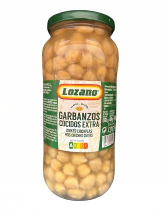 GARBANZOS LOZANO TARRO 580GR.