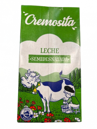 CREMOSITA LECHE SEMI 1L.