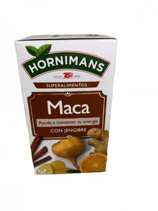 INFUSION MACA CON JENGIBRE HORNIMANS 20U.