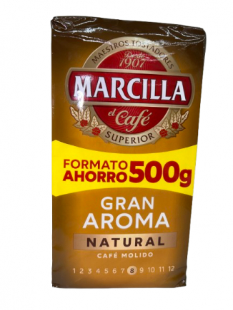 CAFE MARCILLA GRAN AROMA NATURAL 500G
