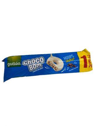 CHOCO BOM AROS BLANCOS GULLÓN 128g