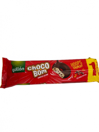 CHOCO BOM AROS CHOCOLECHE GULLÓN 128g 