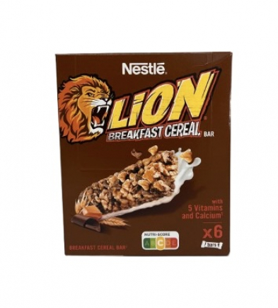 BARRITA DE CEREALES LION NESTLE 6U