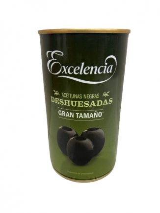 ACEITUNAS NEGRAS DESHUESADAS EXCELENCIA 350g