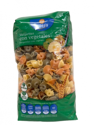 PASTA ALTEZA MARGARITAS VEGETAL 500g