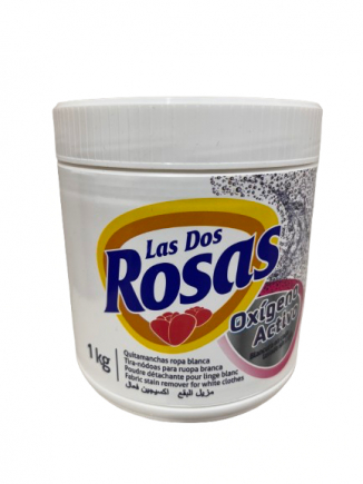 OXÍGENO ACTIVO QUITAMANCHAS LAS DOS ROSAS ROPA BLANCA 1kg