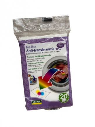 TOALLITAS ANTI-TRANSFERENCIA 20U