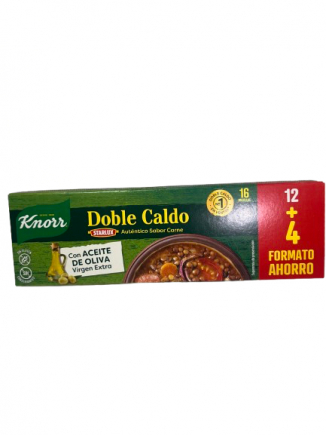 CALDO DE CARNE KNORR 12+4 