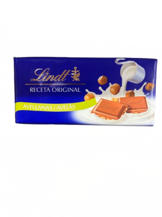 TABLETA DE CHOCOLATE CON AVELLANAS LINDT 100g OFERTA