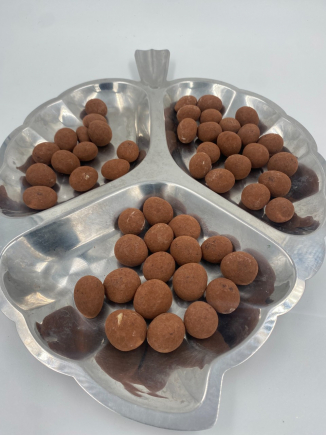 Macadamia cobertura chocolate blanco y cacao