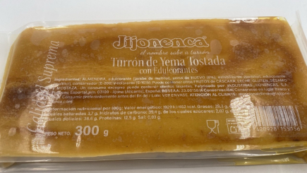 Turrón yema tostada (sin azúcar)